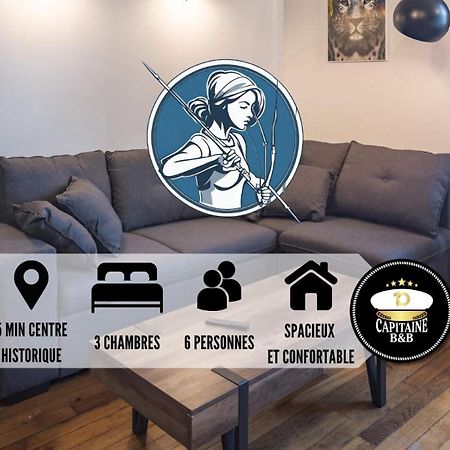 Le Logis De L'Arc - 5Min Hypercentre - Max 6 Personnes Apartamento Troyes Exterior foto